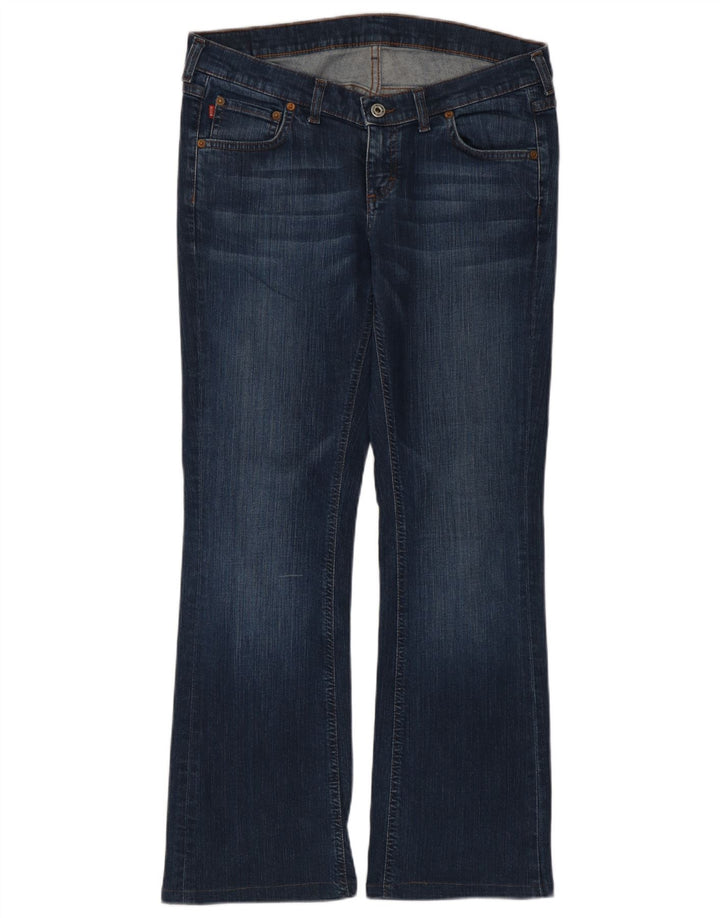 Mustang Dame Bootcut Jeans W30 L29 Blå Bomuld