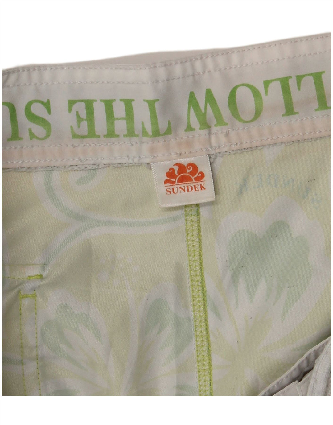 SUNDEK Herre badeshorts Large Green Floral