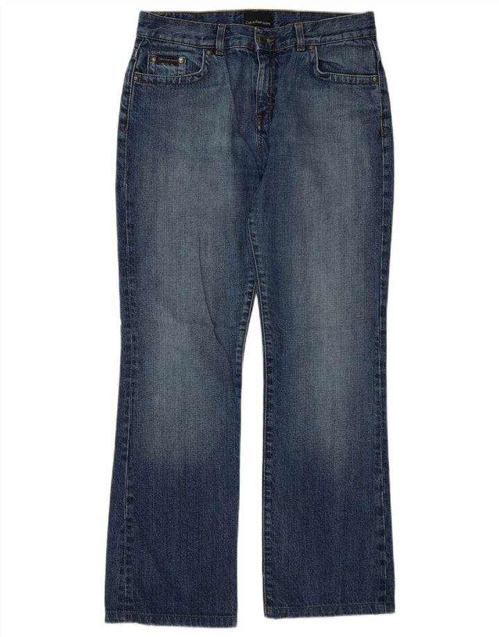 Calvin Klein Dame Bootcut Jeans W31 L30 Blå Bomuld