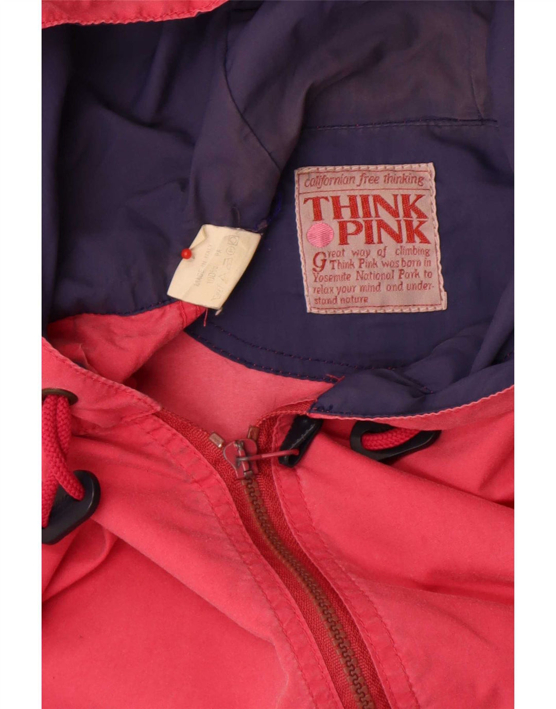 Tænk Pink Herre Hætte Regnjakke IT 52 XL Polyamid