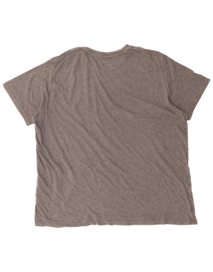 LEVI'S Herre Grafisk T-Shirt Top 2XL Grå Bomuld