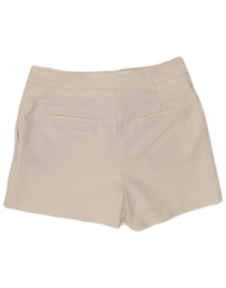 Zara Chino Shorts Medium W28 Hvid til kvinder