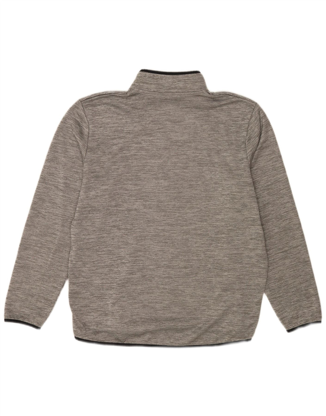 Under Armour Herre Zip Neck Sweatshirt Jumper Large Grå Flecked Polyester