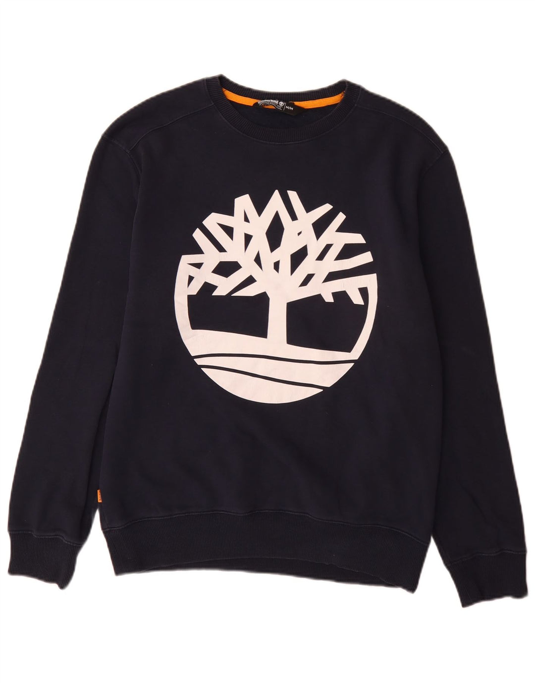 Timberland Herre grafisk Regular Fit Sweatshirt Jumper Medium Marineblå