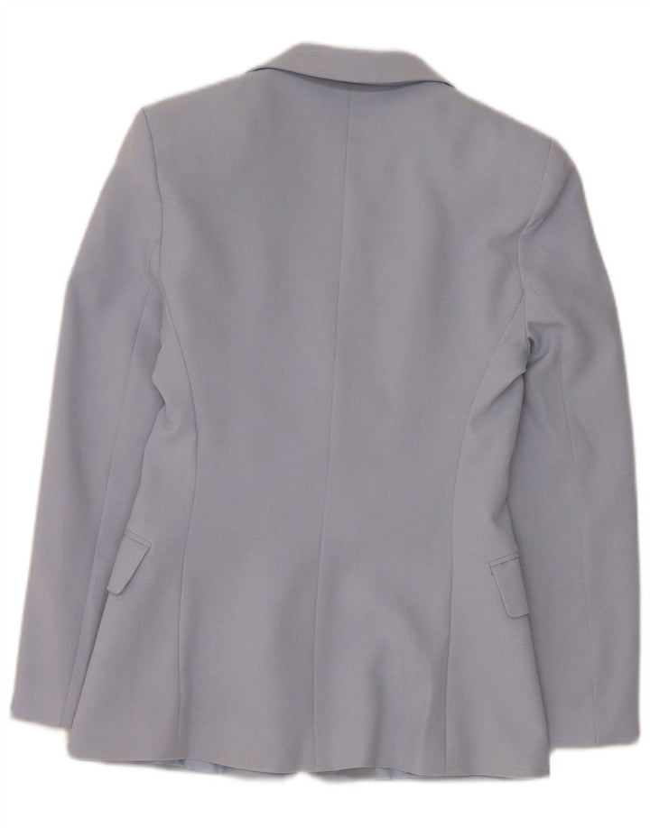 Marks & Spencer Dame 2 Button Blazer Jacket UK 10 Small Blue