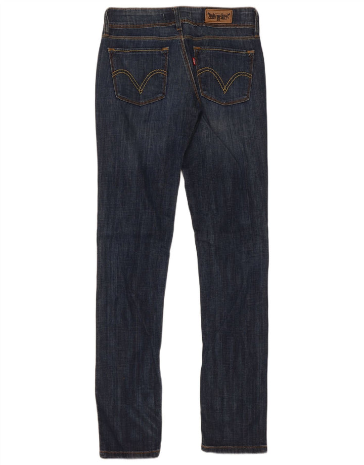 Levi's Dame 571 Slim Jeans W28 L34 Marineblå Bomuld