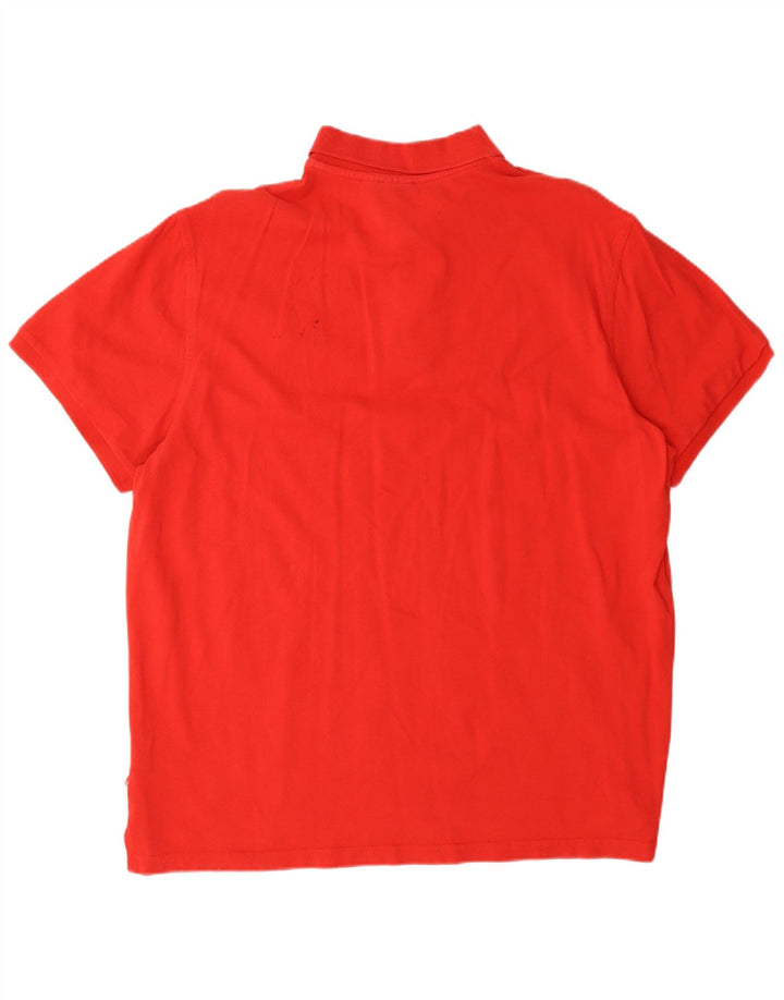 Puma herre poloshirt XL rød bomuld