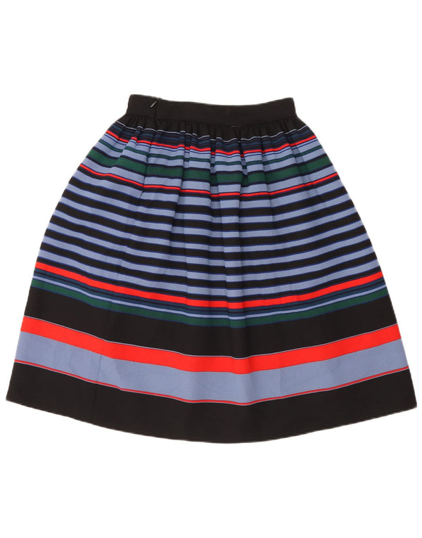 Zara A-line nederdel til kvinder XS W24 Flerfarvet stribet polyester