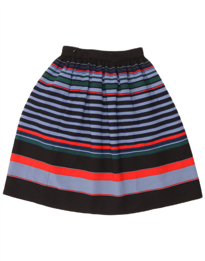 Zara A-line nederdel til kvinder XS W24 Flerfarvet stribet polyester