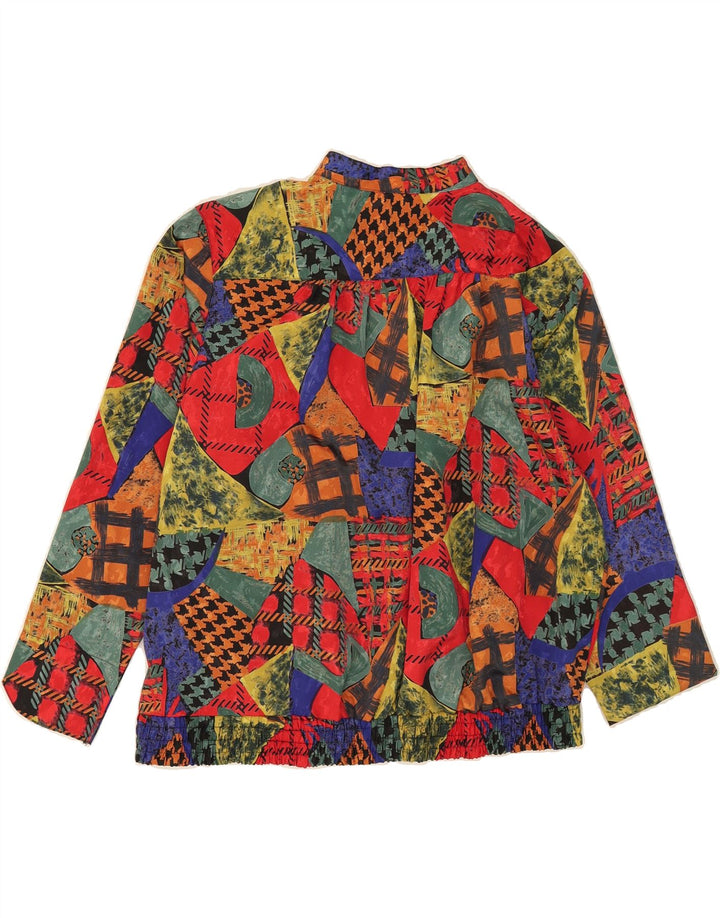 LADY JOY Womens Oversized Blouse Top IT 44 Medium Multicoloured Patchwork Vintage Lady Joy and Second-Hand Lady Joy from Messina Hembry 