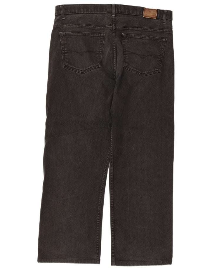 Marks & Spencer Straight Jeans til mænd W36 L27 sort bomuld