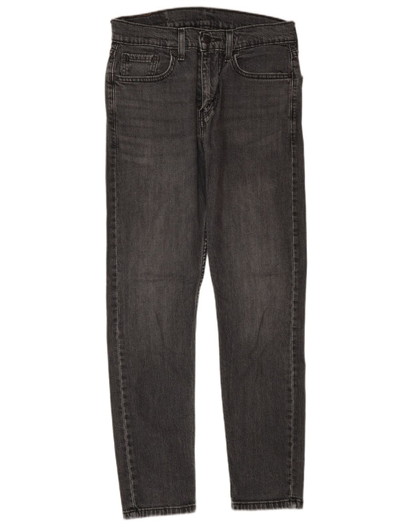 LEVI'S Herre 502 Hi-Ball tilspidsede jeans W29 L30 Grå bomuld