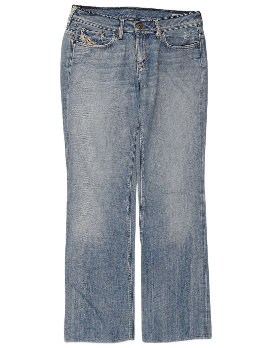 DIESEL Herre BEBEL Straight Jeans W32 L34 Blå Bomuld