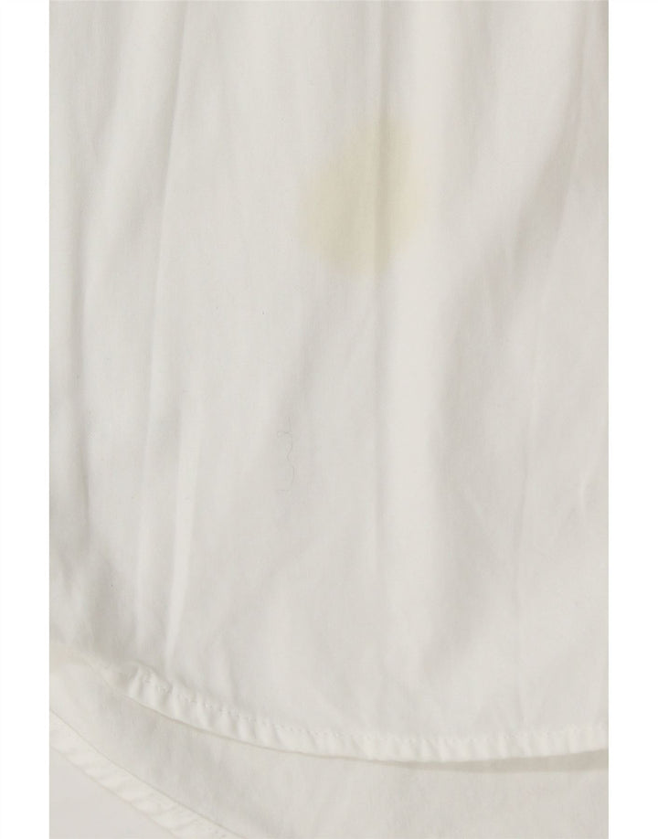 Tommy Hilfiger Herre Slim Fit skjorte Stor hvid bomuld