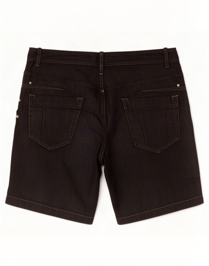 Diesel Herre Denim Shorts W36 Large Sort Læder