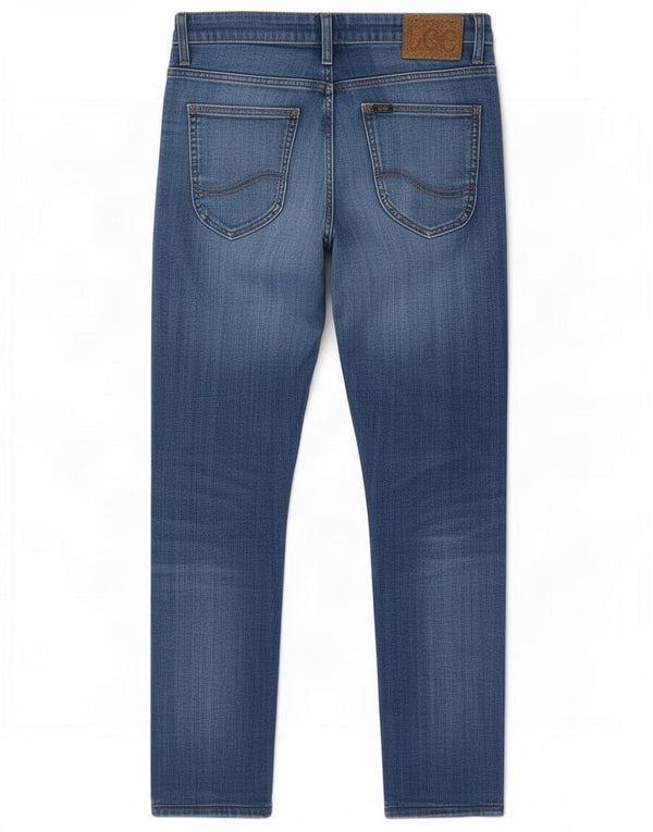 Lee Dame Malone Slim Jeans W30 L26 Blå Bomuld
