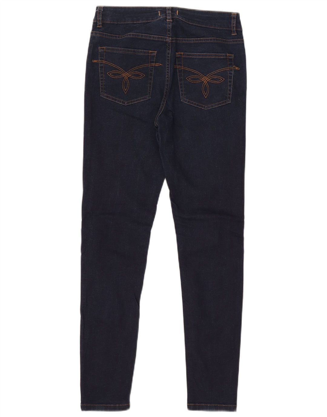 TED BAKER Dame Skinny Jeans W28 L27 Marineblå Bomuld