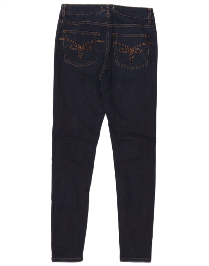 TED BAKER Dame Skinny Jeans W28 L27 Marineblå Bomuld