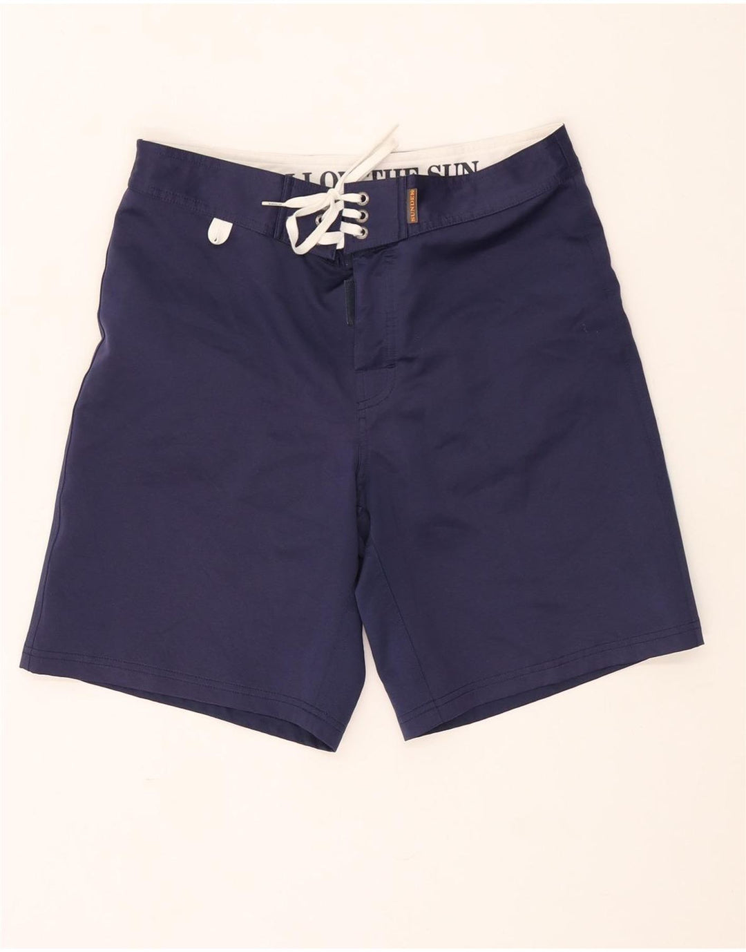 Sundek Herre Regular Fit Grafiske svømmeshorts Medium W30 L8 Blå