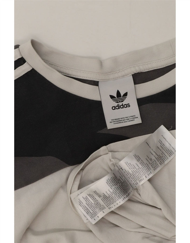 Adidas Herre T-Shirt Top Lille hvid Camouflage Bomuld