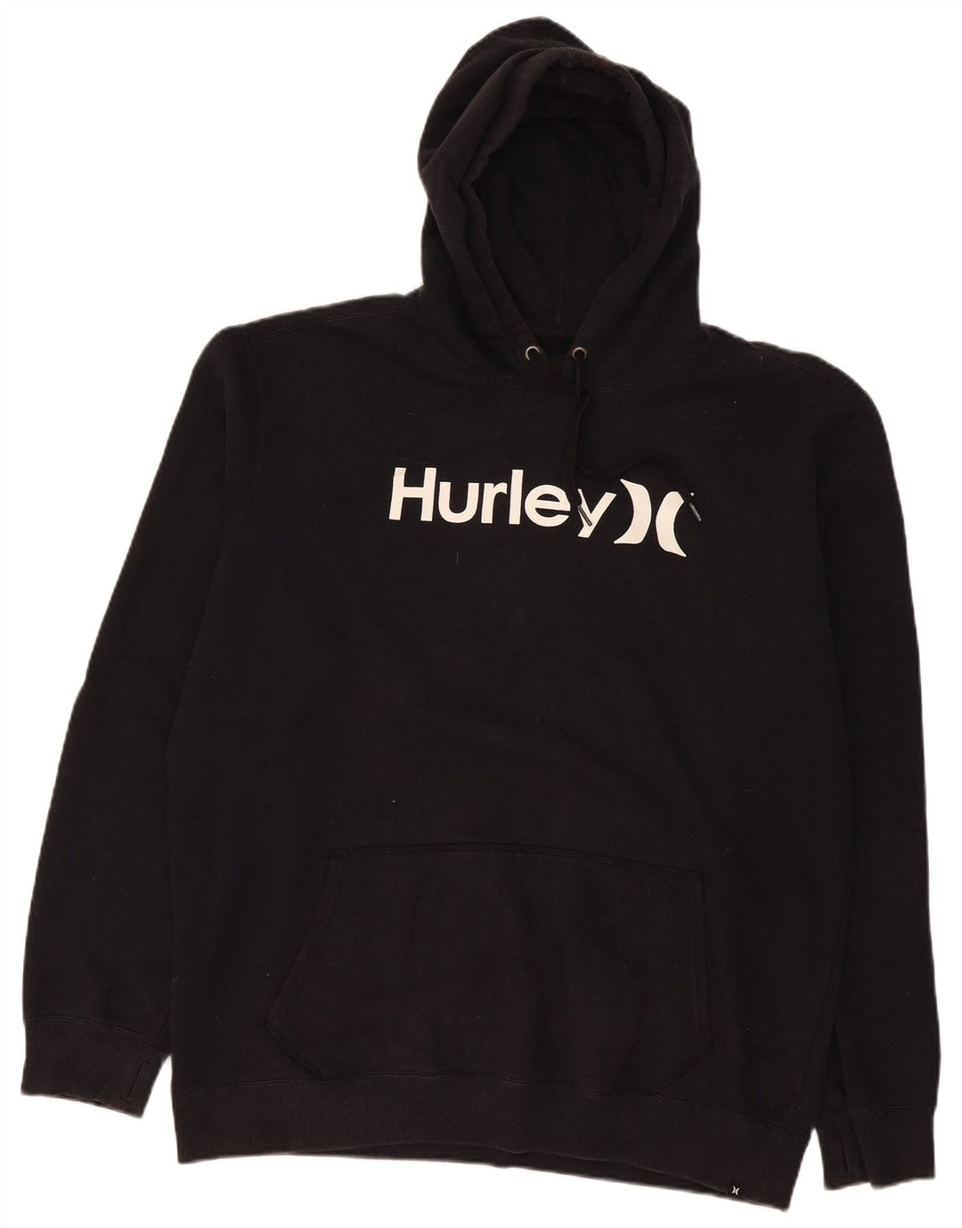 Hurley Herre Grafisk Hoodie Jumper XL Sort Polyester