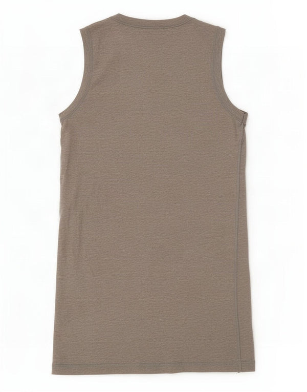Dolce & Gabbana Dame Grafisk Vest Top IT 40 Small Grey Flecked