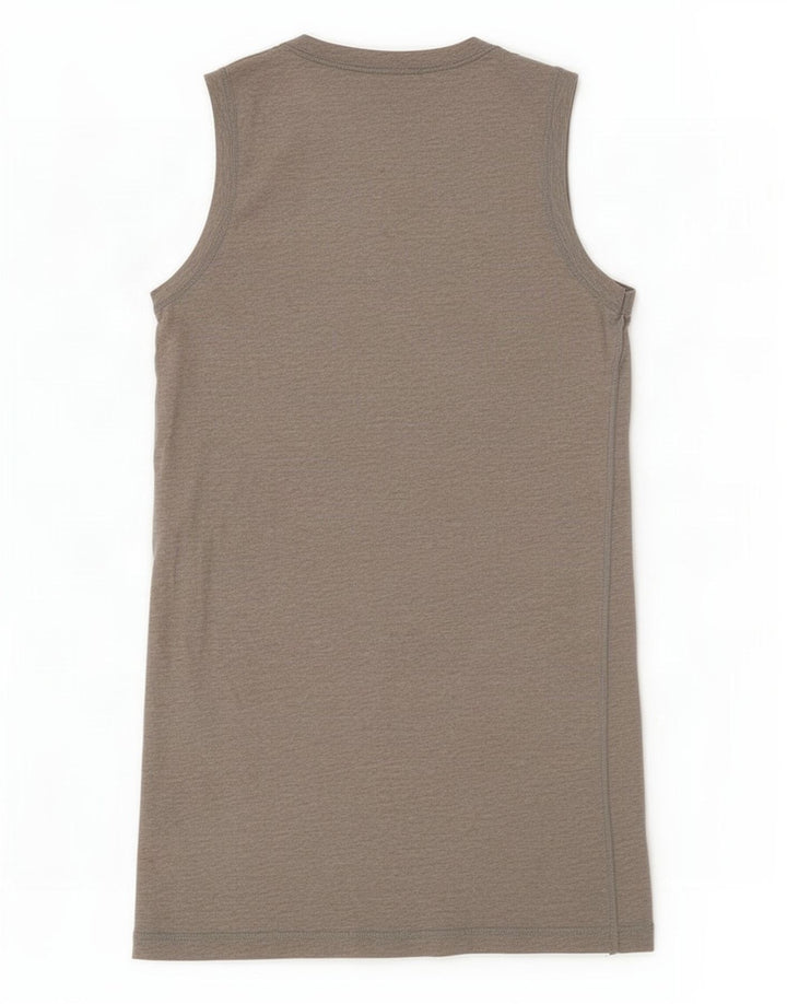Dolce & Gabbana Dame Grafisk Vest Top IT 40 Small Grey Flecked