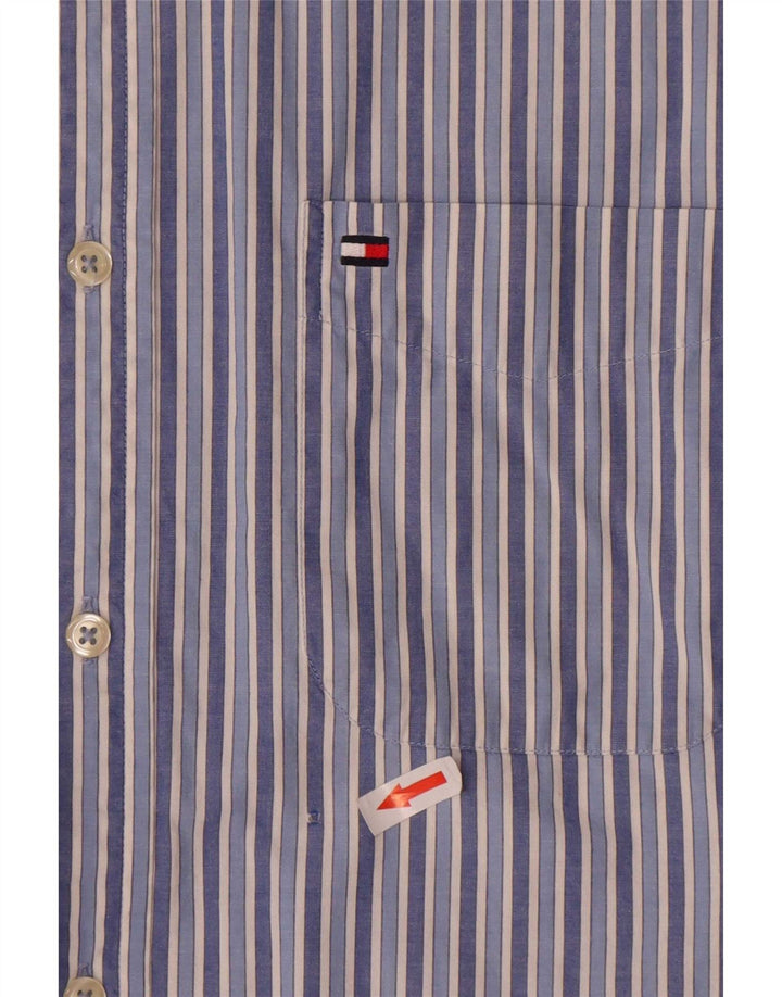 Tommy Hilfiger Herreskjorte Medium Blue Pinstripe