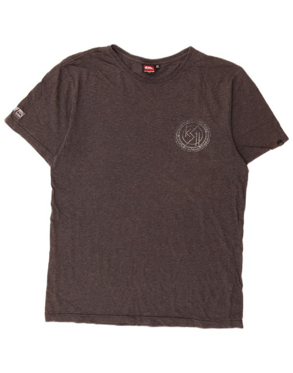Quiksilver Herre Slim T-Shirt Top Medium Grå