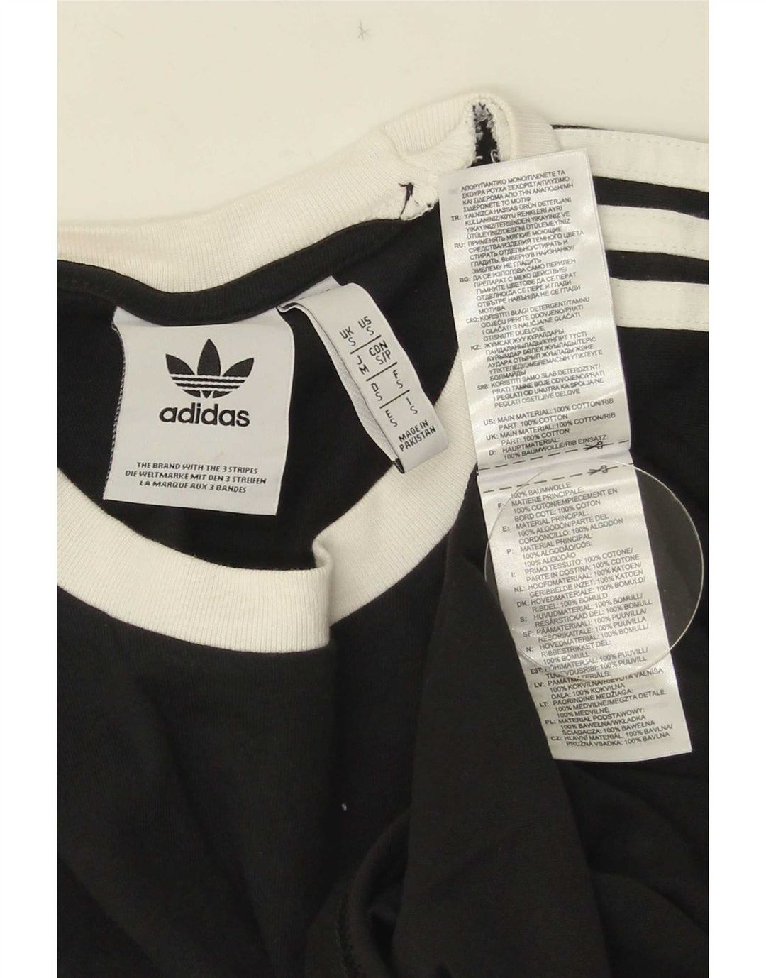 Adidas herre T-shirt top lille sort bomuld