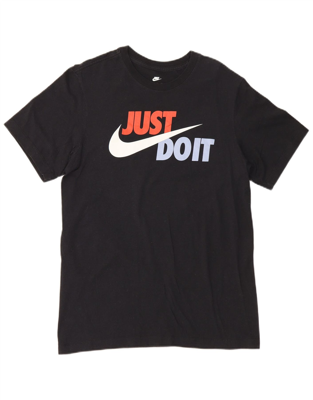 Nike grafisk t-shirt top til mænd, lille sort bomuld