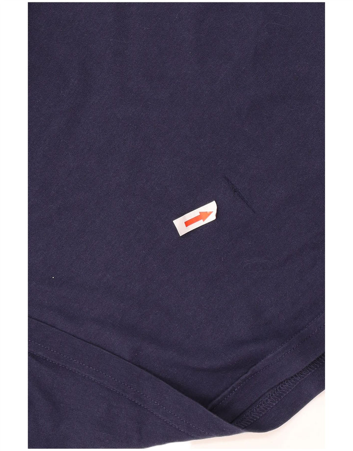 Puma Herre Grafisk T-Shirt Top Stor Marineblå