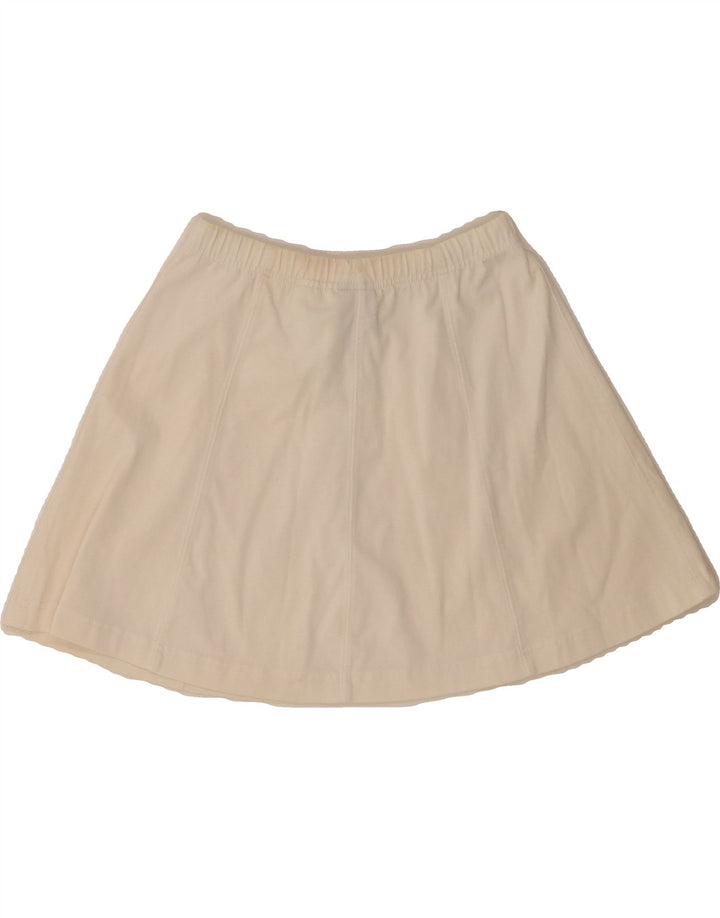 NIKE Womens Tennis Skirt US 4/6 Small White Cotton Vintage Nike and Second-Hand Nike from Messina Hembry 