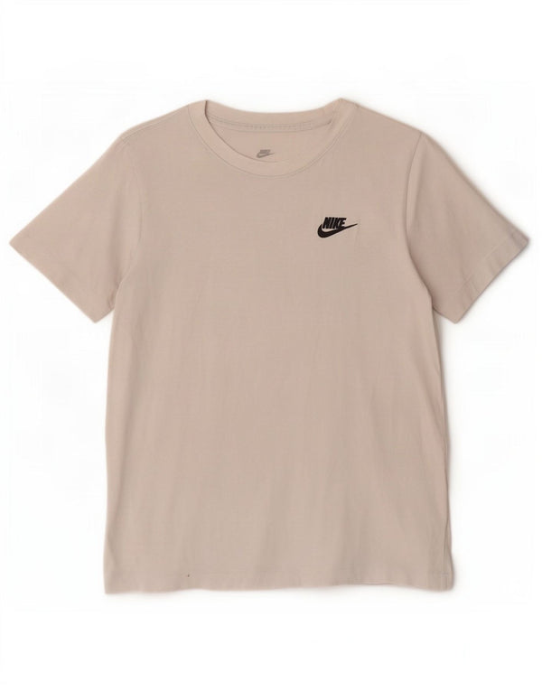 Nike Boys T-Shirt Top 12-13 år Stor hvid bomuld