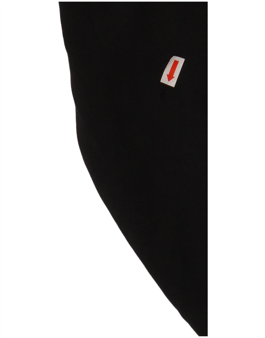 ADIDAS Oversized Crop hættetrøje til kvinder UK 6 XS Sort bomuld