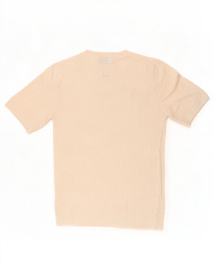 Zara T-Shirt Top UK 12 Medium Hvid