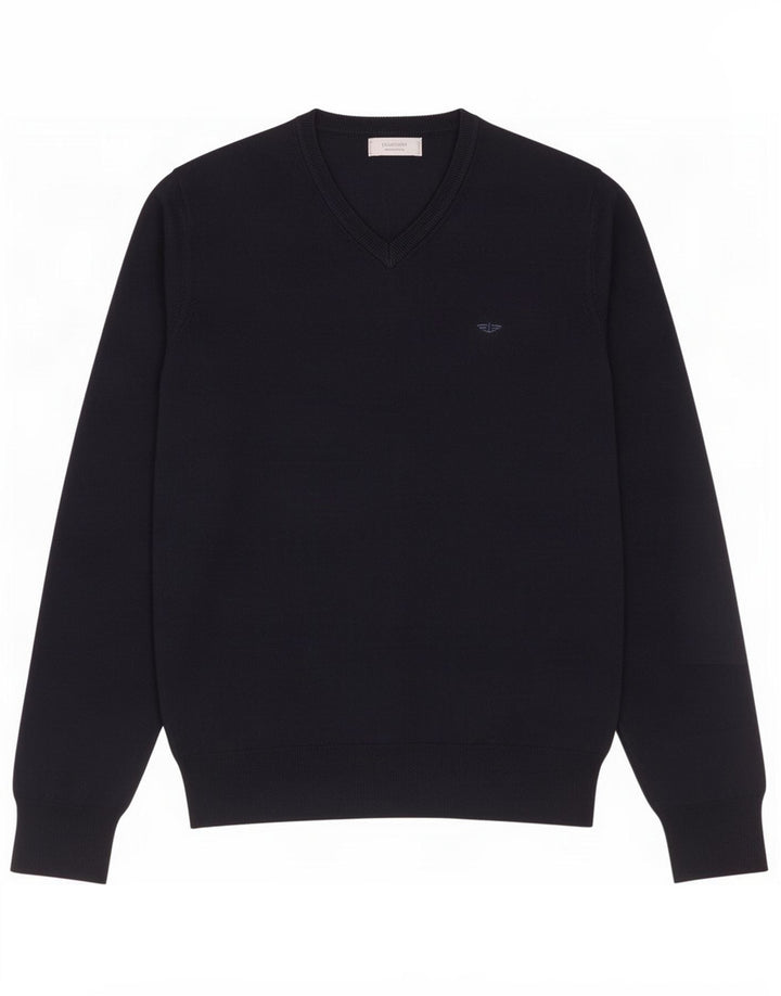 Dockers Herre V-hals sweater Medium marineblå bomuld