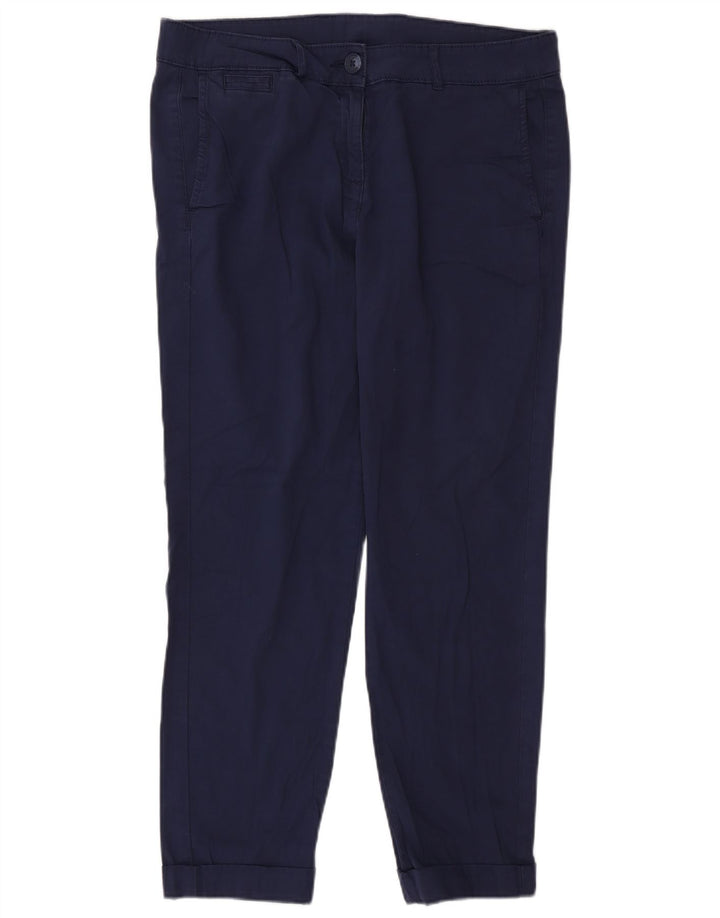 Marks & Spencer Slim Chino-bukser til kvinder W32 L27 Marineblå