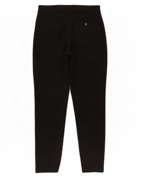 Marks & Spencer Dame Slim Casual Bukser UK 8 Small W28 L28 Sort