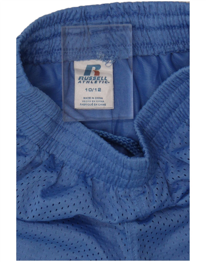 Russell Athletic Boys Sports Shorts 10-11 år Blå polyester
