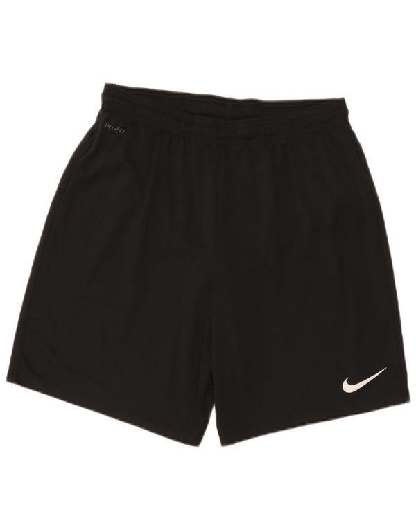 Nike Herre Dri Fit sportsshorts, store sorte polyester