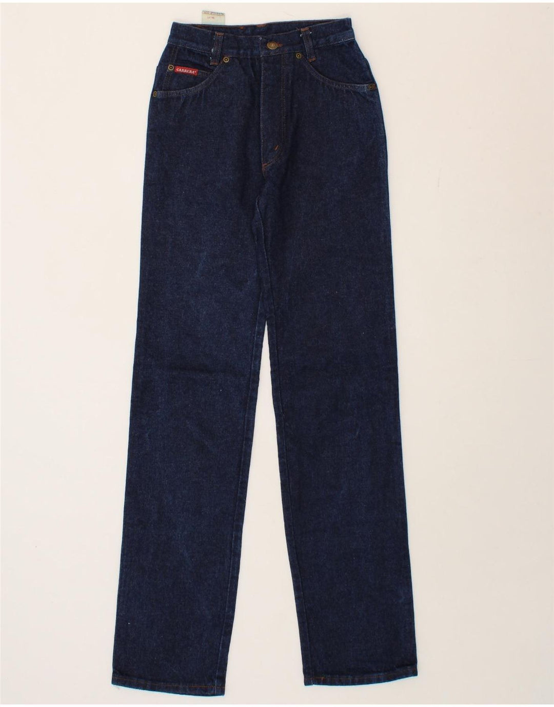 CARRERA Womens 700 Straight Jeans W26 L31 Navy Blue Cotton Vintage Carrera and Second-Hand Carrera from Messina Hembry 