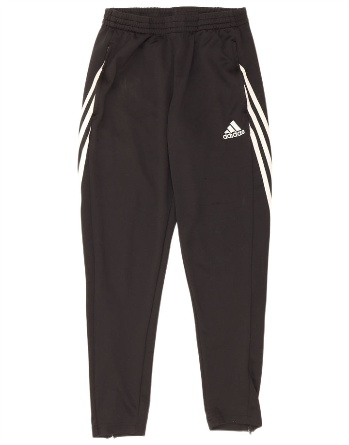 Adidas Womens Climalite træningsdragt Bukser UK 12 Medium Black Colourblock