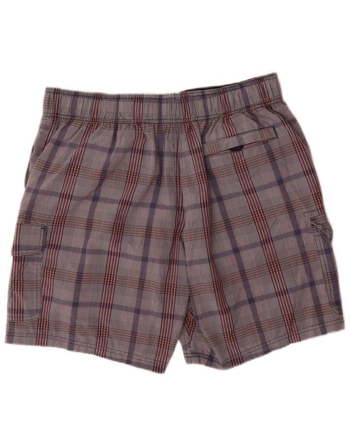 Marks & Spencer Herre Cargo svømmeshorts store grå ternet bomuld