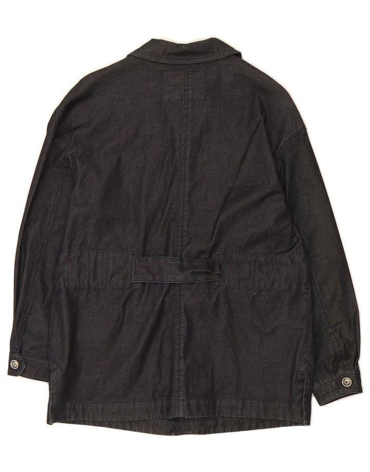 MASSIMO DUTTI Womens Denim Jacket UK 10 Small Navy Blue Cotton Vintage Massimo Dutti and Second-Hand Massimo Dutti from Messina Hembry 