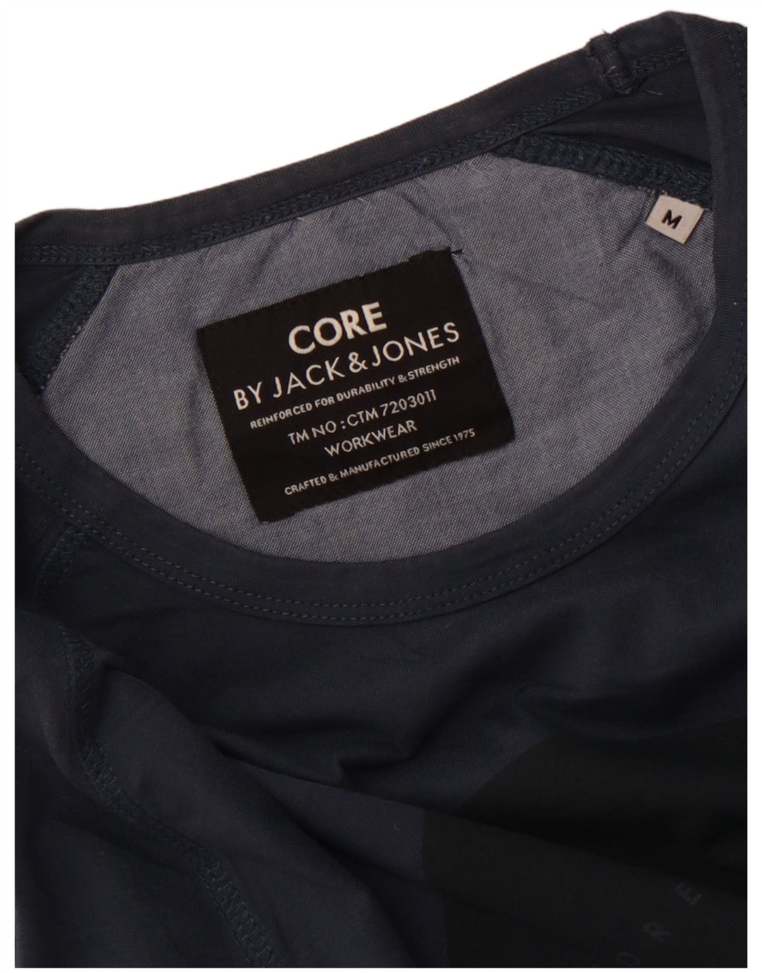 Jack & Jones Herre Grafisk Top Langærmet Medium Navy Blue