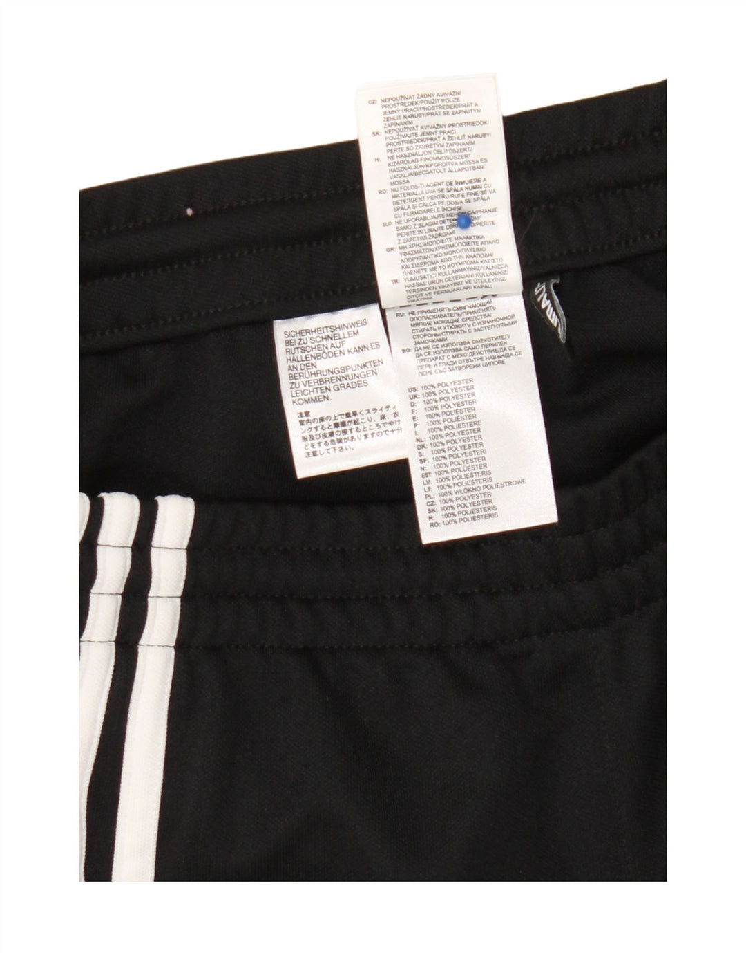 Adidas Træningsdragtsbukser til mænd Stor sort polyester