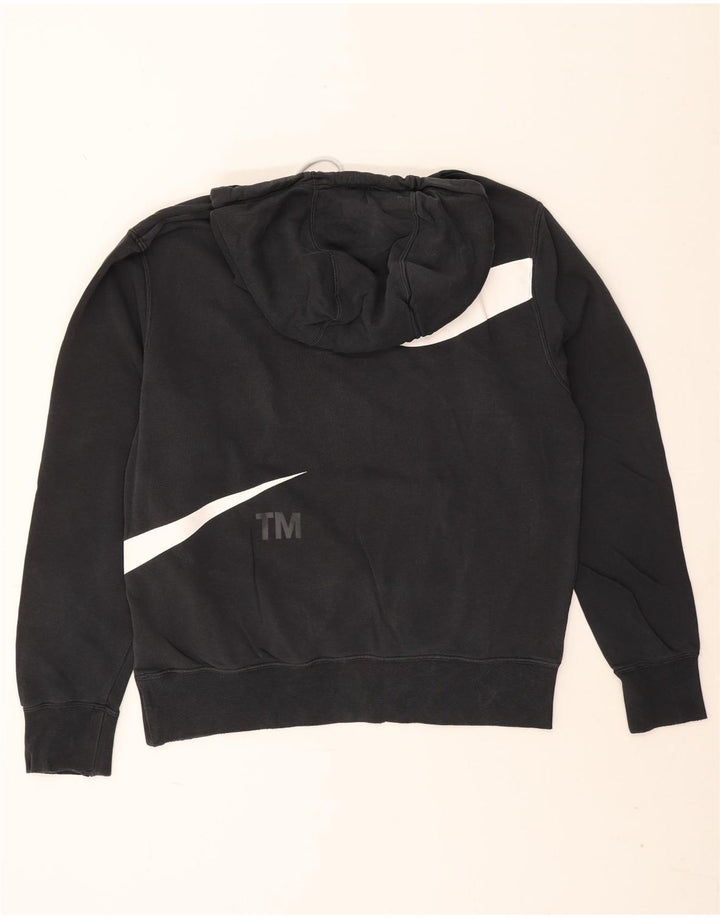 Nike grafisk hættetrøje til mænd mellem sort bomuld