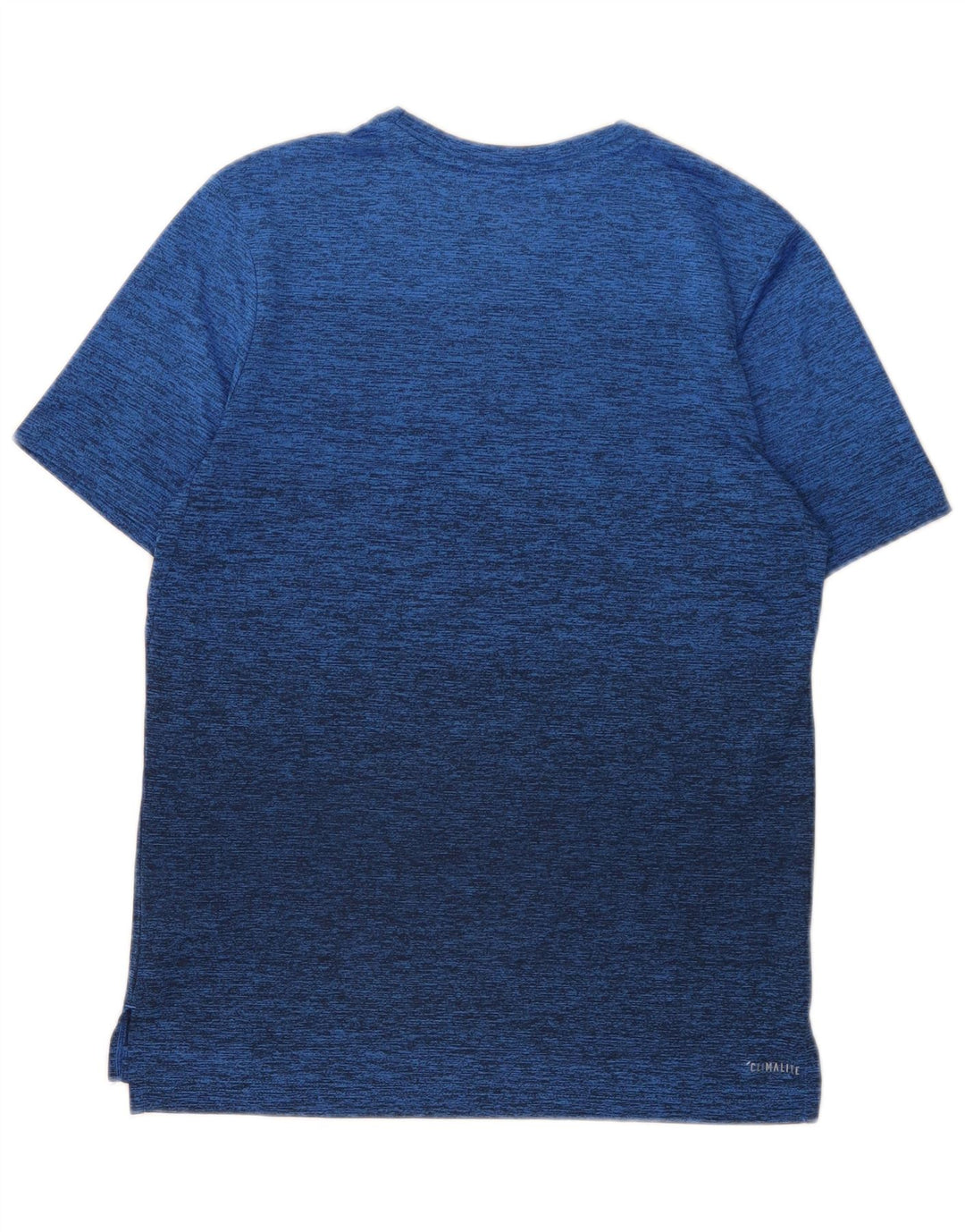 Adidas drenge Climalite T-shirt top 13-14 år stor blå plettet polyester