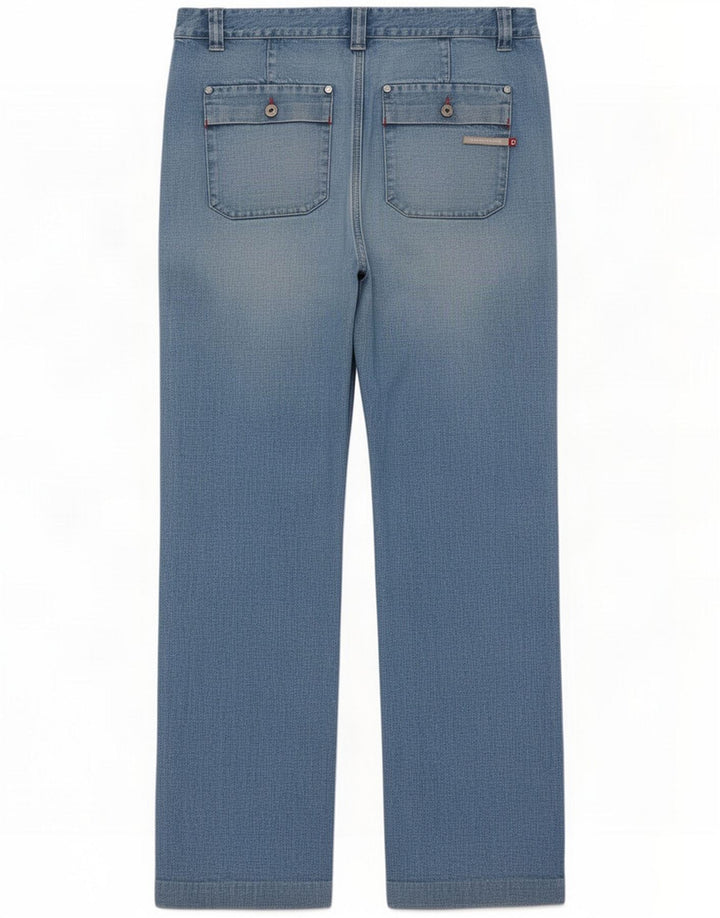 Murphy & Nye Straight Jeans til mænd W36 L31 Blue Cotton